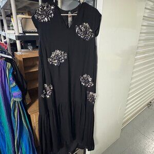 Rachel Comey Black Dress with Silver Embellishments